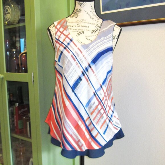 Reversible Chiffon Sleeveless Top - Picture 1 of 4